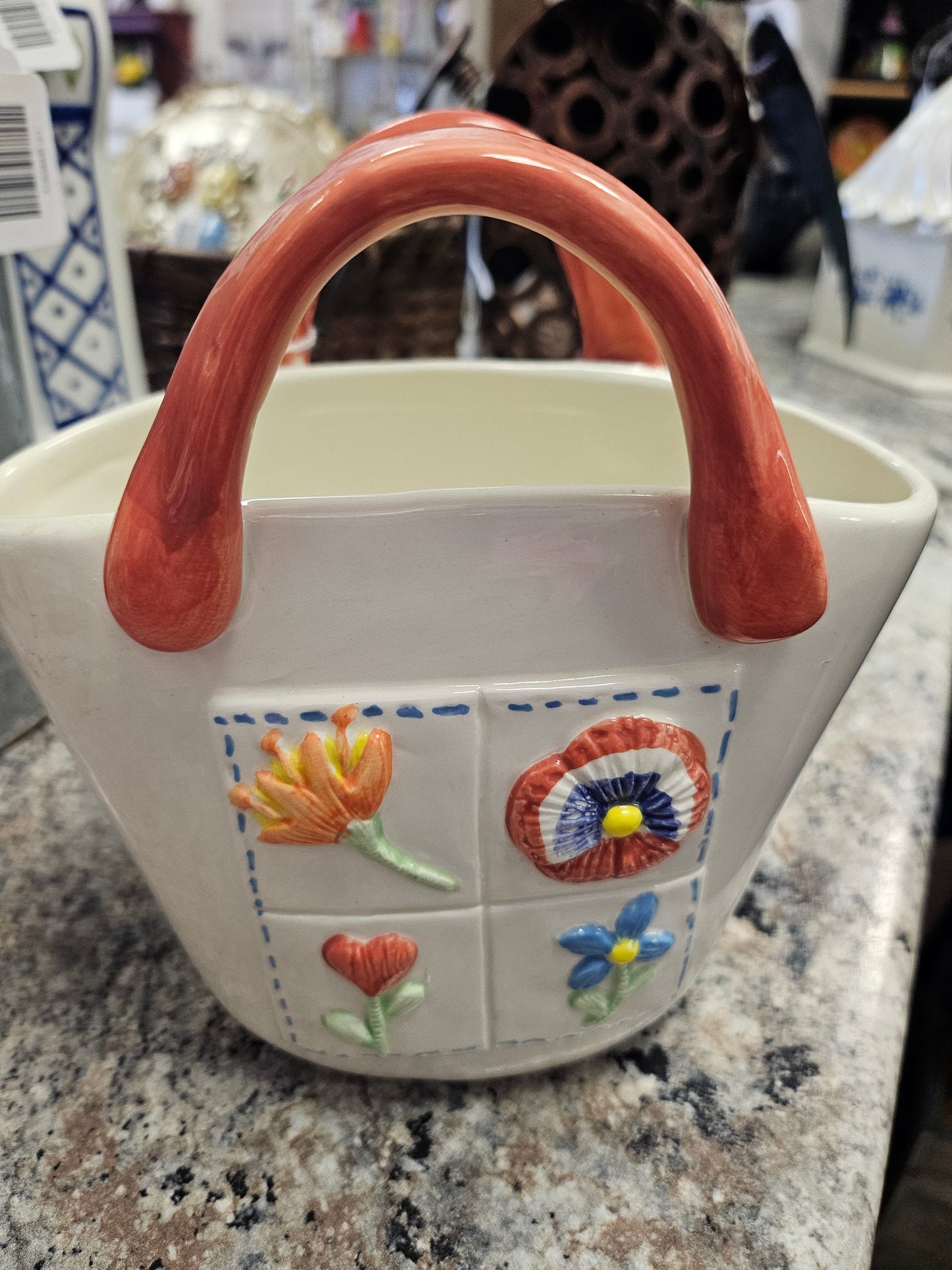 Ceramic basket