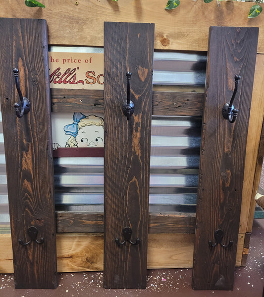 Homemade jacket rack