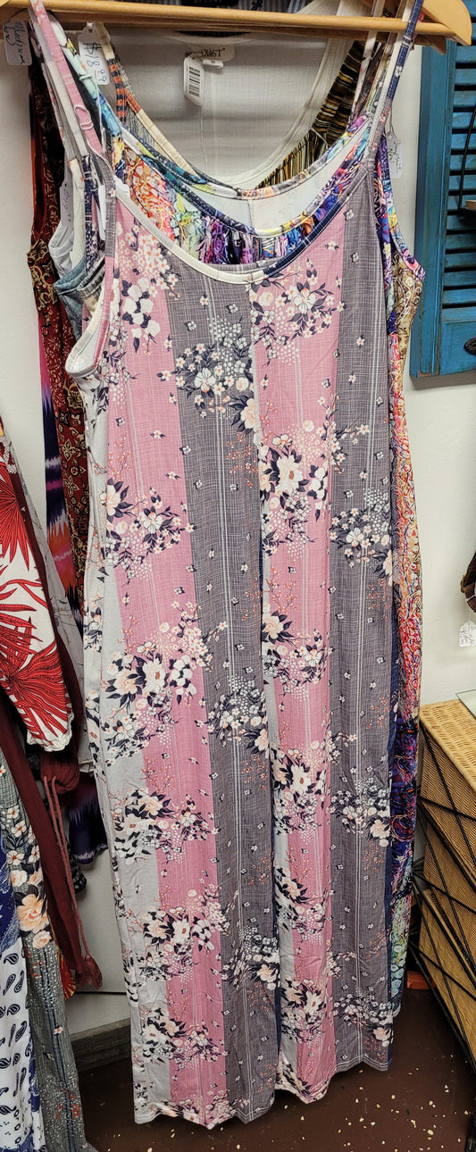 Pink flower dress