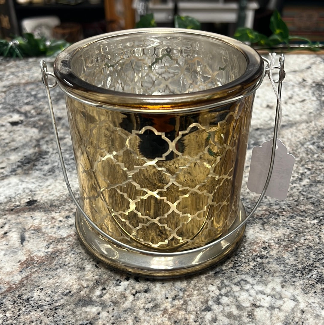 Gold Candle Holder