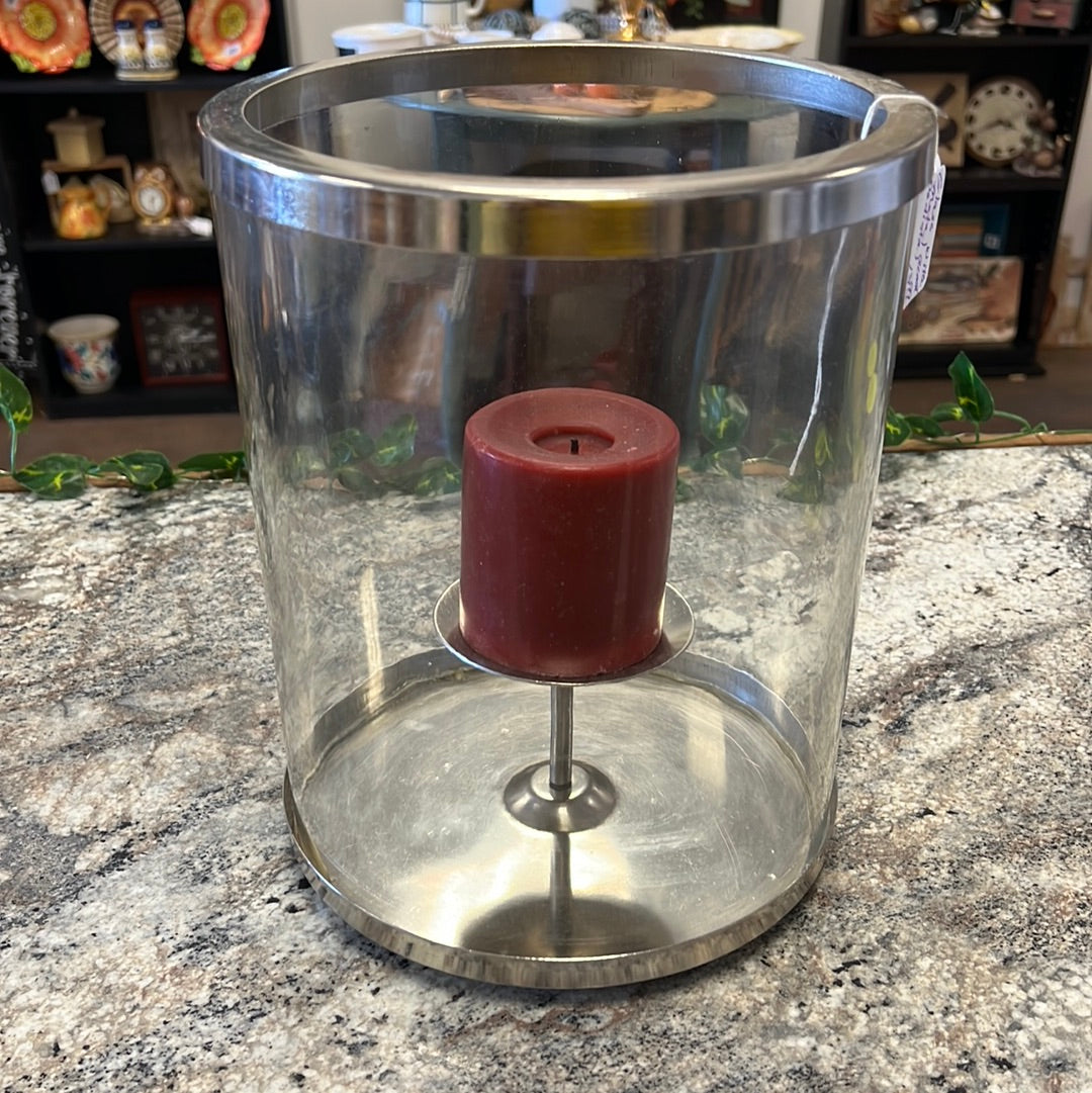 Glass Candle Holder