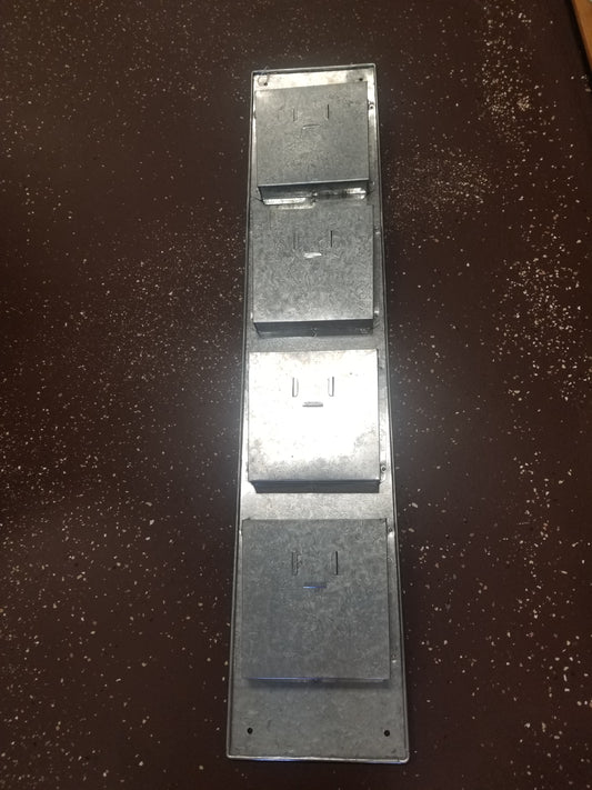 Galvanized organizer