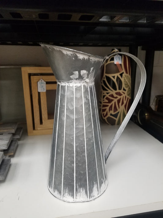 Tin pitcher